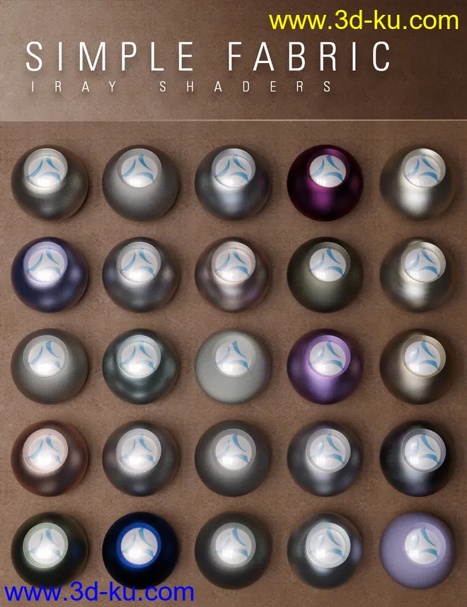 Simple Fabric Iray Shaders模型的图片3