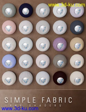 3D打印模型Simple Fabric Iray Shaders的图片