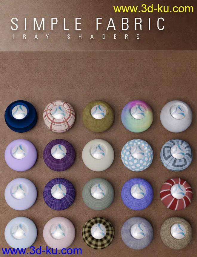 Simple Fabric Iray Shaders模型的图片5