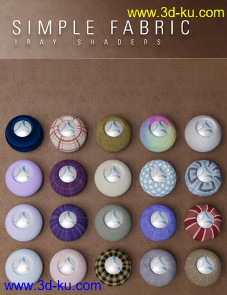 3D打印模型Simple Fabric Iray Shaders的图片