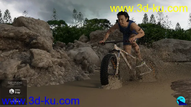 Skin Doctor - Dirt & Grime for Genesis 3 and 8 Males模型的图片9