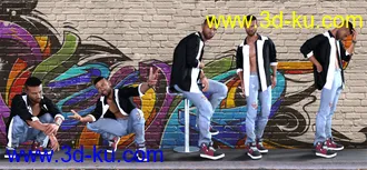 3D打印模型Smooth Poses and Expressions for Silas and Genesis 8 Males的图片