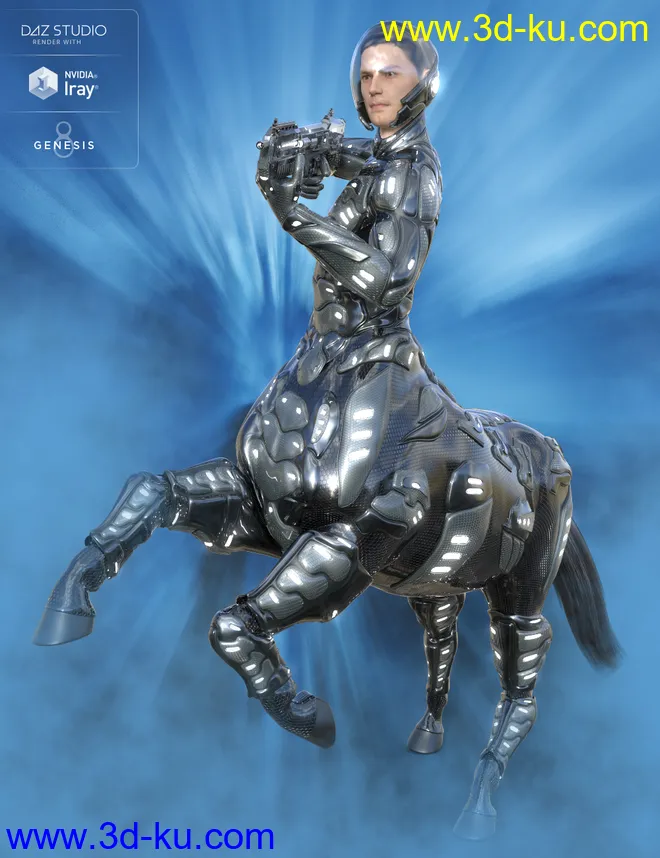 Solar Wardens for Genesis 8 Male Centaur模型的图片1