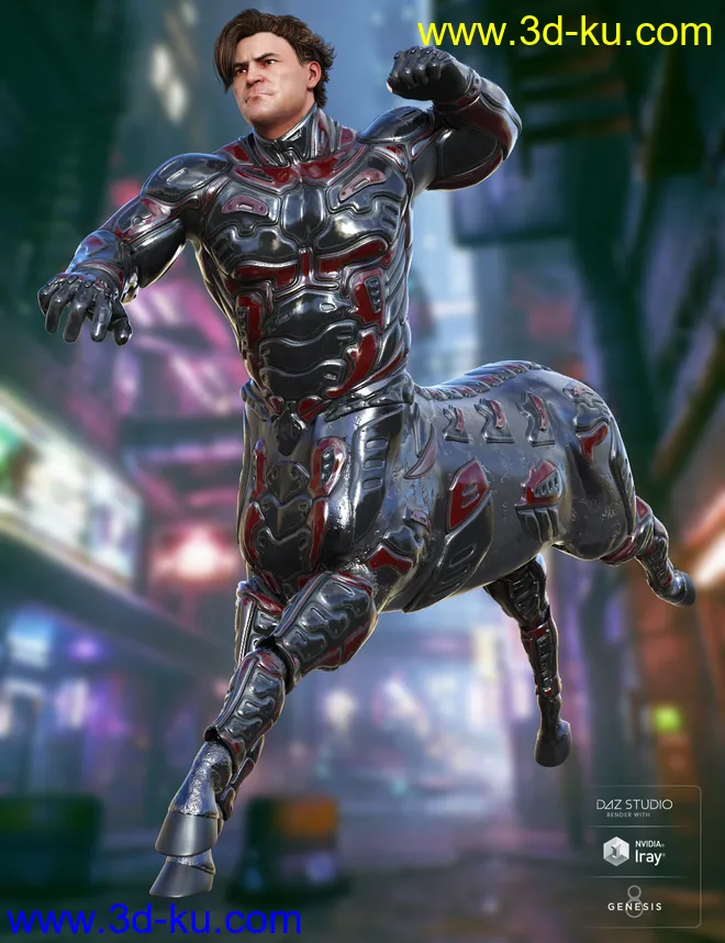 Solar Wardens for Genesis 8 Male Centaur模型的图片3