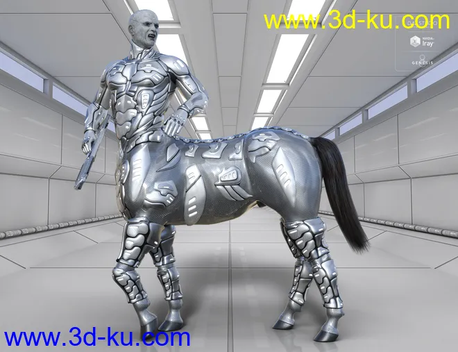 Solar Wardens for Genesis 8 Male Centaur模型的图片5