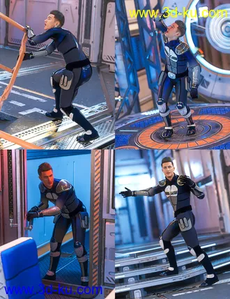 3D打印模型Solaris Portal Crisis for Genesis 8 Male的图片