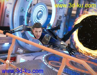 3D打印模型Solaris Portal Crisis for Genesis 8 Male的图片