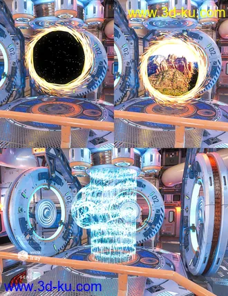 3D打印模型Solaris Portal Crisis for Genesis 8 Male的图片