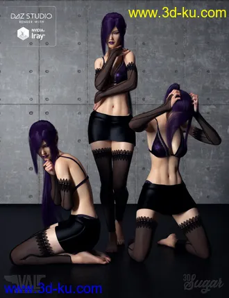 3D打印模型Sorrowed Soul Poses for Genesis 8 Female(s)的图片