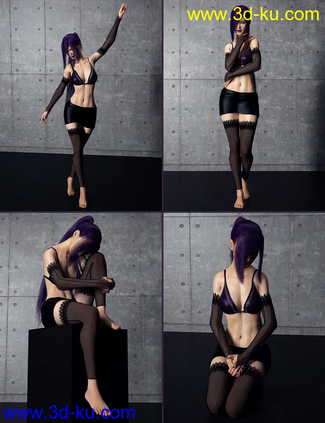 Sorrowed Soul Poses for Genesis 8 Female(s)模型的图片3