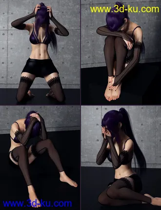 3D打印模型Sorrowed Soul Poses for Genesis 8 Female(s)的图片