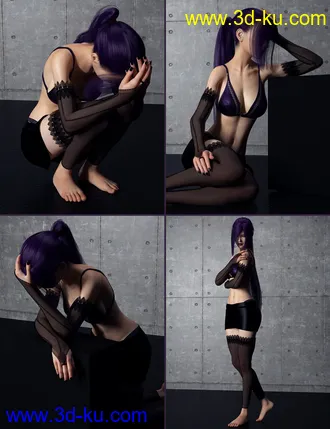 3D打印模型Sorrowed Soul Poses for Genesis 8 Female(s)的图片