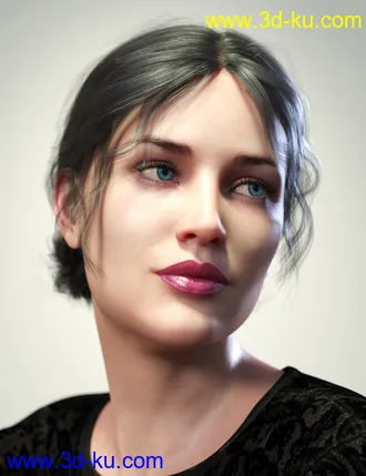 3D打印模型SP Hair 006 for Genesis 3 and 8 Female(s)的图片