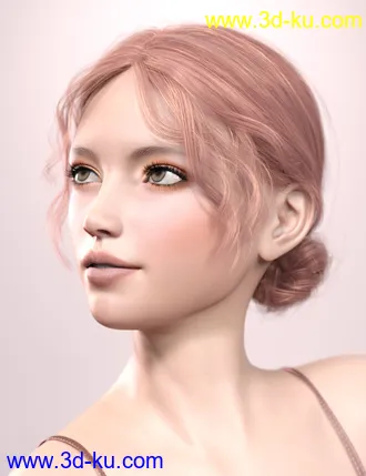 3D打印模型SP Hair 006 for Genesis 3 and 8 Female(s)的图片