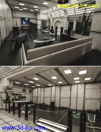 3D打印模型Space Living Room 01的图片
