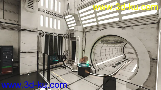 Space Living Room 01模型的图片5