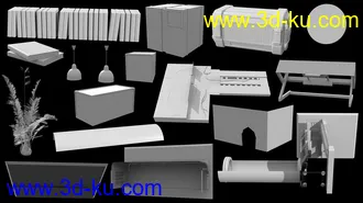 3D打印模型Space Living Room 01的图片
