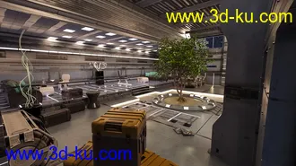 3D打印模型Space Living Room 02的图片