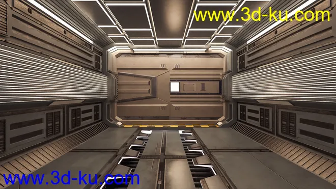 Space Living Room 02模型的图片7