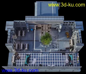 3D打印模型Space Living Room 02的图片
