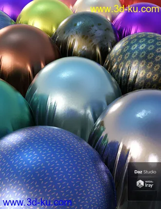 3D打印模型Sparkling Iray Shaders的图片