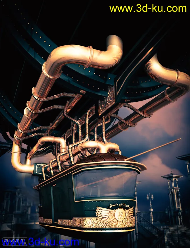 Spirit of Punk Airship模型的图片1