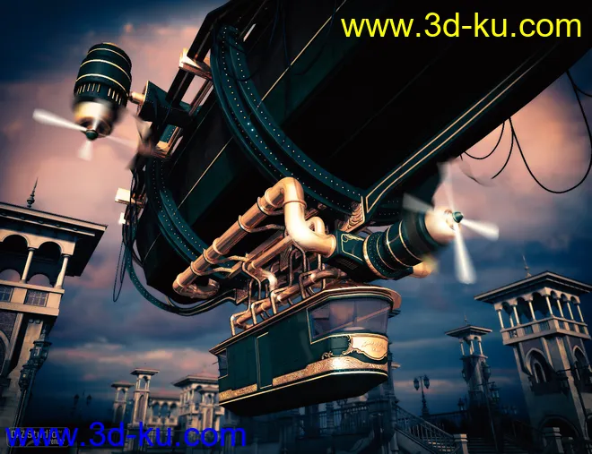 Spirit of Punk Airship模型的图片2