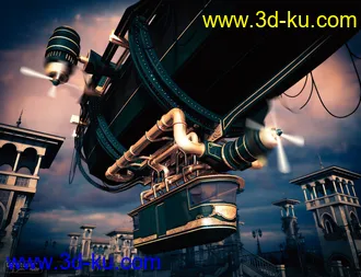 3D打印模型Spirit of Punk Airship的图片