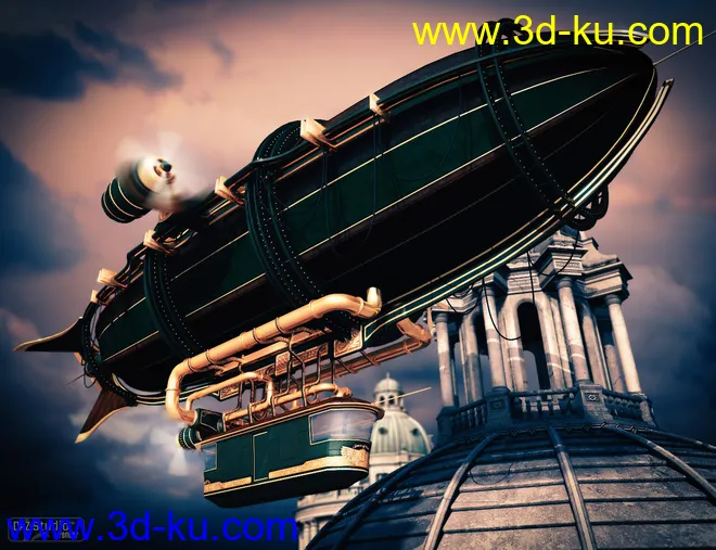 Spirit of Punk Airship模型的图片4
