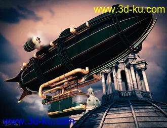 3D打印模型Spirit of Punk Airship的图片