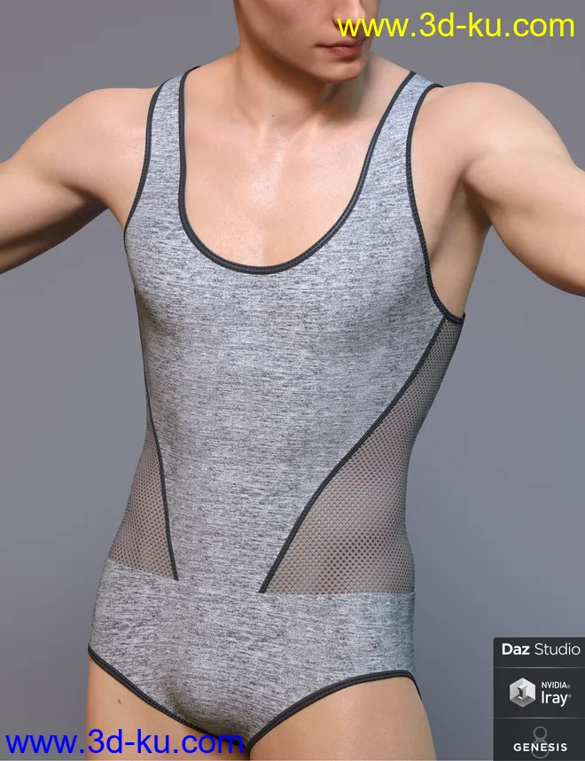 Sports Jump Suit for Genesis 8 Male(s)模型的图片4