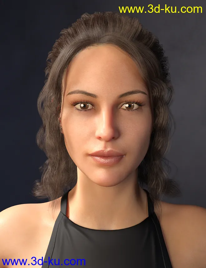 Sprite's Lovely Hair for Genesis 8 Female(s)模型的图片4