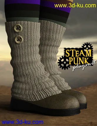 3D打印模型Steampunk Playsuit Outfit Set for Genesis 8 Female(s)的图片