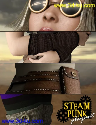 3D打印模型Steampunk Playsuit Outfit Set for Genesis 8 Female(s)的图片