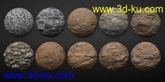 3D打印模型Stoneworks From Mexico 02 - Iray Shaders and Merchant Resource的图片