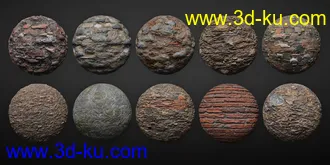 3D打印模型Stoneworks From Mexico 02 - Iray Shaders and Merchant Resource的图片