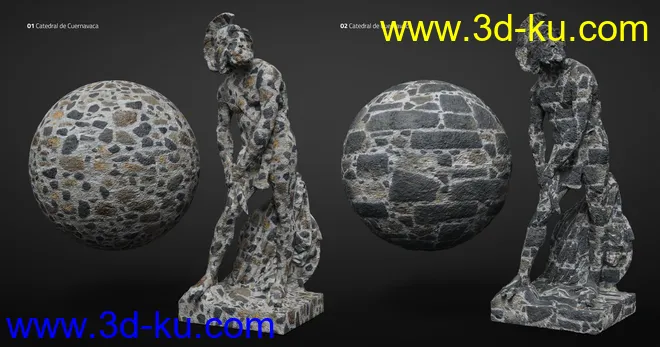 Stoneworks From Mexico 02 - Iray Shaders and Merchant Resource模型的图片4