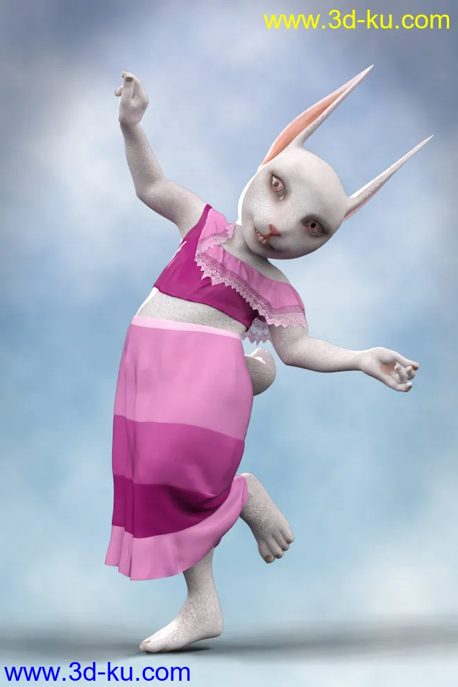 Storybook Rabbit for Genesis 8 Female模型的图片5