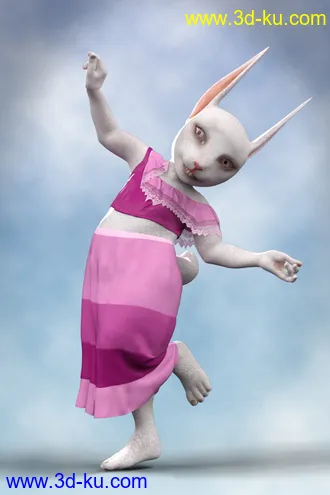 3D打印模型Storybook Rabbit for Genesis 8 Female的图片