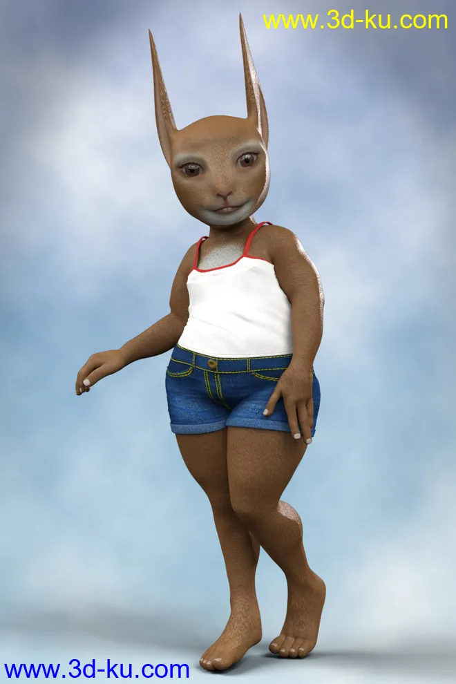 Storybook Rabbit for Genesis 8 Female模型的图片6
