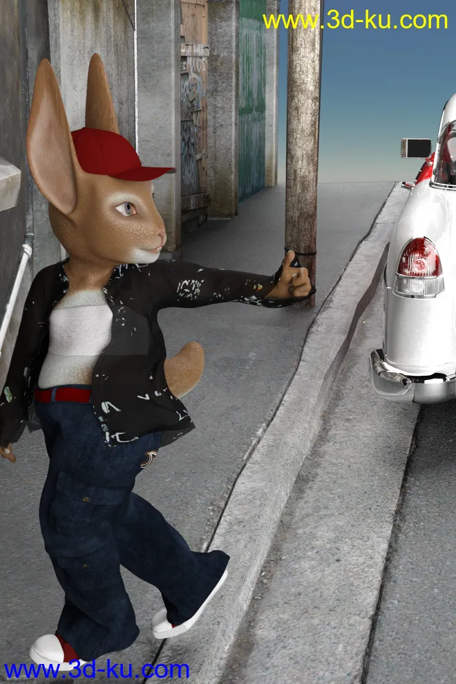 Storybook Rabbit for Genesis 8 Female模型的图片9