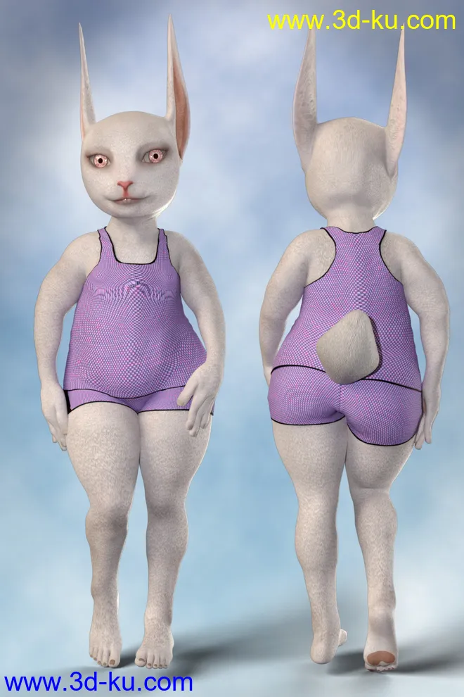 Storybook Rabbit for Genesis 8 Female模型的图片11