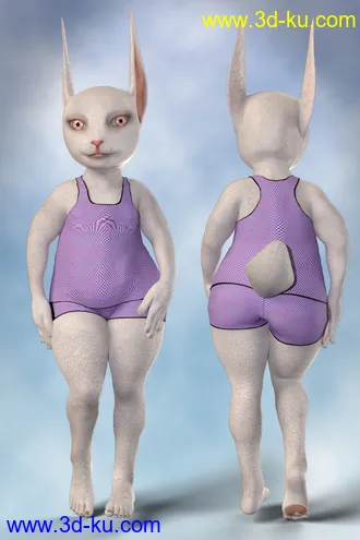3D打印模型Storybook Rabbit for Genesis 8 Female的图片