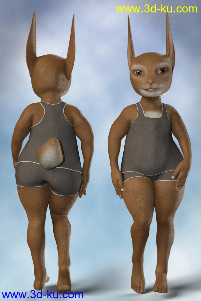 Storybook Rabbit for Genesis 8 Female模型的图片12
