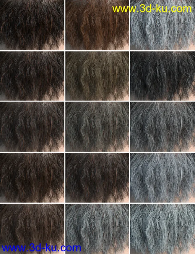 Stranded Whiskers for Genesis 8 Male(s)模型的图片15
