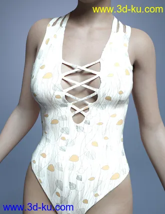 3D打印模型Strappy Swimsuit for Genesis 8 Female(s)的图片
