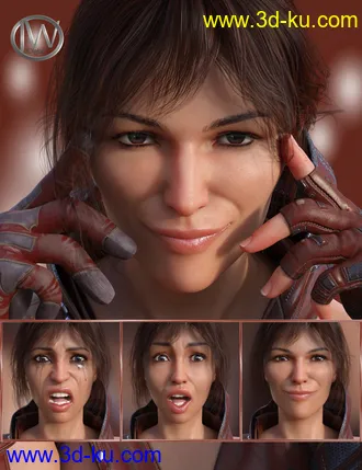 3D打印模型Strong Will - Expressions for Genesis 8 Female(s)的图片