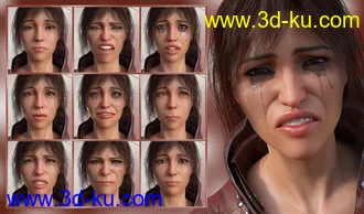 3D打印模型Strong Will - Expressions for Genesis 8 Female(s)的图片