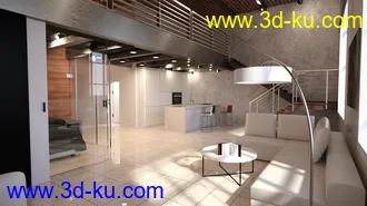 3D打印模型Studio Loft Apartment的图片