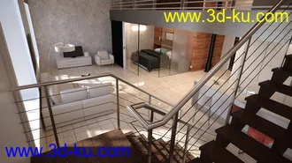 3D打印模型Studio Loft Apartment的图片